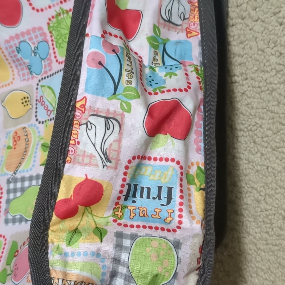 Worn Lesportsac diaper bag - Picture 7 of 12